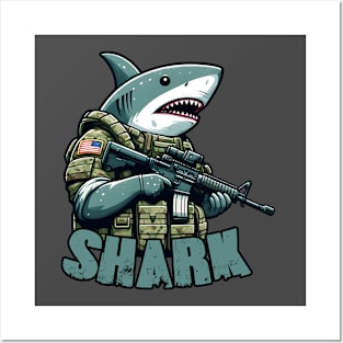 Tactical Shark Posters and Art